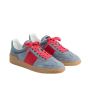 Valentino UPVILLAGE LOW TOP SNEAKER IN SPLIT LEATHER AND CALFSKIN NAPPA