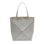 LOEWE XL Puzzle Fold tote in shiny calfskin