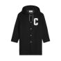 Celine college long parka in double-face wool