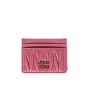 MIU MIU Matelassé nappa leather card holder