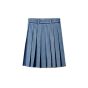 MIU MIU Pleated denim skirt