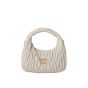 MIU MIU Wander matelassé nappa leather hobo bag