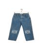 LOEWE Anagram cropped jeans in denim