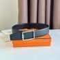 Hermès Tube H belt buckle & Reversible leather strap 38 mm