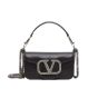 VALENTINO GARAVANI LOCÒ SMALL SHOULDER BAG WITH JEWEL LOGO