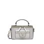 Valentino MINI VALENTINO GARAVANI LOCÒ HANDBAG IN METALLIC CALFSKIN