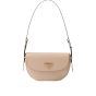Prada Arqué leather shoulder bag with flap