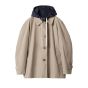 MIU MIU Panama cotton and technical pongé blouson jacket
