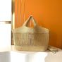 YSL ICARE IN RAFFIA