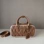 MIU MIU Arcadie matelassé nappa leather bag