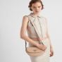 Prada Arqué leather shoulder bag with flap