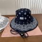 Miu Miu Printed cotton hat