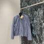 MIU MIU Checked fabric blouson jacket