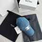 Celine TRIOMPHE BASEBALL CAP IN DENIM UNION WASH