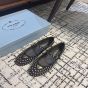 Prada Suede ballerinas with crystals