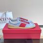 Valentino UPVILLAGE LOW TOP SNEAKER IN SPLIT LEATHER AND CALFSKIN NAPPA