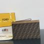 FENDI FF Jacquard Flat Pouch Medium