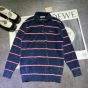 MIU MIU Striped viscose polo shirt