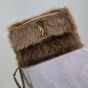 YSL NIKI large in shearling