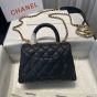 CHANEL Mini Flap Bag with Top Handle