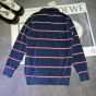MIU MIU Striped viscose polo shirt