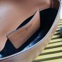 Prada Arqué leather shoulder bag with flap