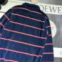 MIU MIU Striped viscose polo shirt