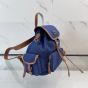 MIU MIU Canvas and leather backpack