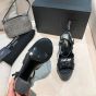 YSL BIANCA Platform sandals in smooth leather