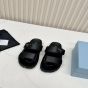 Prada Leather strap sandals