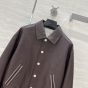 Celine teddy jacket with shirt collar in soft lambskin