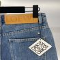 LOEWE Anagram cropped jeans in denim