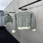 LV Monogram Brushed Knit Cardigan 