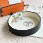 Hermès H belt buckle & Reversible leather strap 32 mm