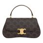 TEEN CELINE LOLA IN TRIOMPHE CANVAS AND CALFSKIN