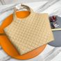 YSL ICARE maxi shopping bag in quilted nubuck suede
