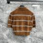 MIU MIU Striped viscose polo shirt