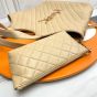 YSL ICARE maxi shopping bag in quilted nubuck suede