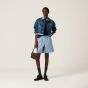 MIU MIU Washed denim blouson jacket