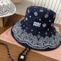 Miu Miu Printed cotton hat