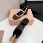 MIU MIU Two-tone patent leather Mary Jane pumps