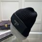 Prada Re-Nylon gabardine and wool cap