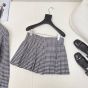 Prada Checked wool miniskirt