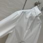 Prada Poplin shirt with crystal brooch