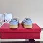 Valentino UPVILLAGE LOW TOP SNEAKER IN SPLIT LEATHER AND CALFSKIN NAPPA