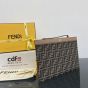 FENDI FF Jacquard Flat Pouch Medium