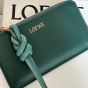 LOEWE Knot coin cardholder in shiny nappa calfskin