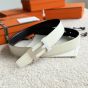 Hermès H belt buckle & Reversible leather strap 32 mm
