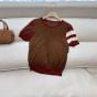 Hermès Cashmere "Garde-Robe Pop" short-sleeve sweater