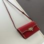 Valentino SMALL ROCKSTUD GRAINY CALFSKIN CROSSBODY BAG